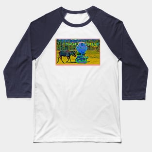 Hook and Slice Moose Baseball T-Shirt